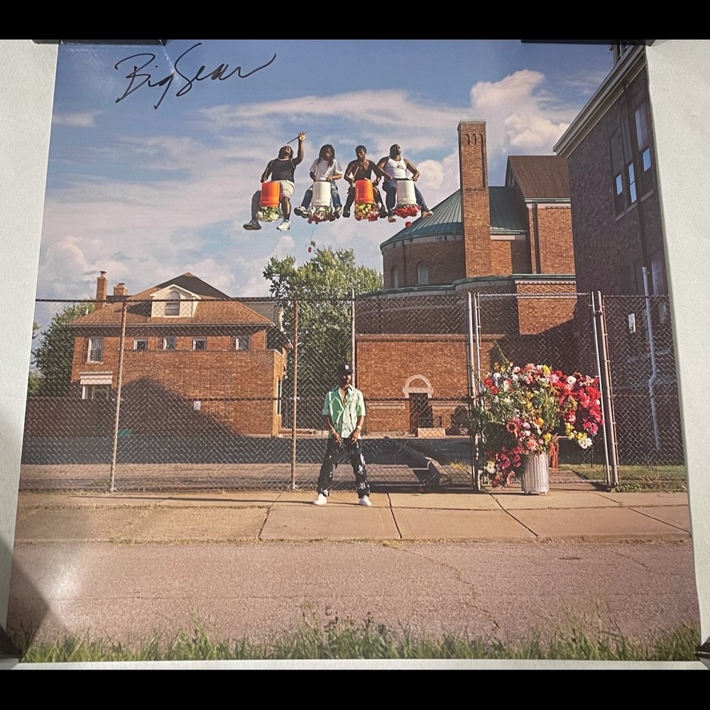 Big Sean Detroit 2 (18x18) Album Poster Signed